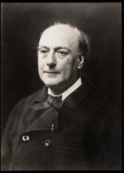 Portret Teodora de Banville (1823-1891), francuskiego poety. autorstwa French Photographer