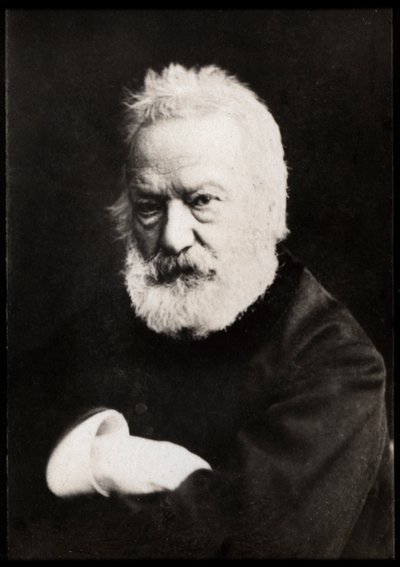 Portret Victora Hugo (1802-1885), francuskiego poety, dramaturga, powieściopisarza, eseisty. autorstwa French Photographer