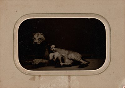 Portret dziecka, ok. 1860 (zdjęcie) autorstwa French Photographer