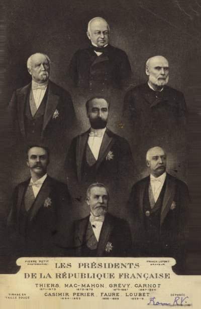 Prezydenci Republiki Francuskiej autorstwa French Photographer