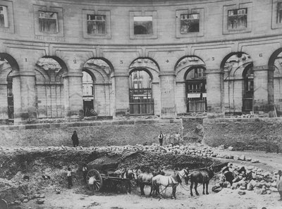 Rekonstrukcja Halle au Blé, Paryż autorstwa French Photographer