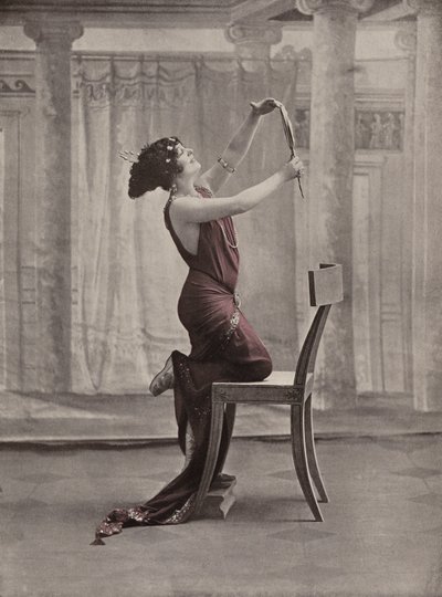 Regina Badet, francuska aktorka komediowa (zdjęcie kolorowe) autorstwa French Photographer