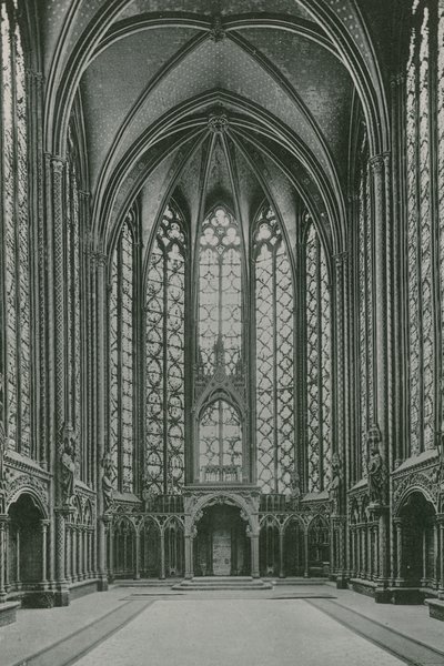 Relikwiarz Sainte-Chapelle, Relikwiarz w kaplicy św. (fotografika) autorstwa French Photographer
