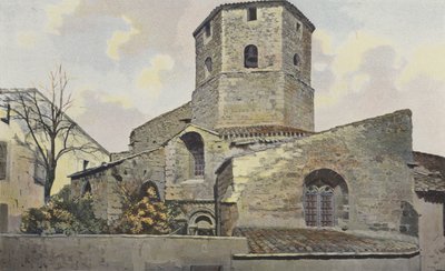 Rieux-Minervois, Okrągły Kościół autorstwa French Photographer