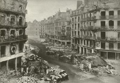 Rue De Rivoli, Paryż, po tygodniu kończącym Komunę autorstwa French Photographer