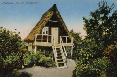 Wiejski dom, Madera (kolorowe zdjęcie) autorstwa French Photographer
