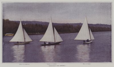 Żeglowanie pod prąd z wiatrem (zdjęcie kolorowe) autorstwa French Photographer