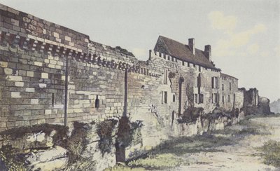 Saint-Emilion, Pozostałości murów obronnych do NW, Logis de Malet autorstwa French Photographer