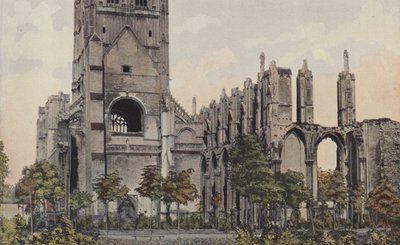 Saint-Omer, Ruiny opactwa Saint-Bertin autorstwa French Photographer