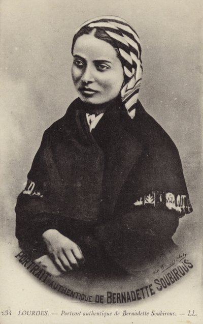 Święta Bernadetta z Lourdes autorstwa French Photographer