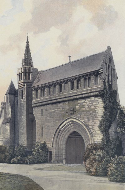 Sainte-Radegonde, pozostałości opactwa Marmoutier autorstwa French Photographer