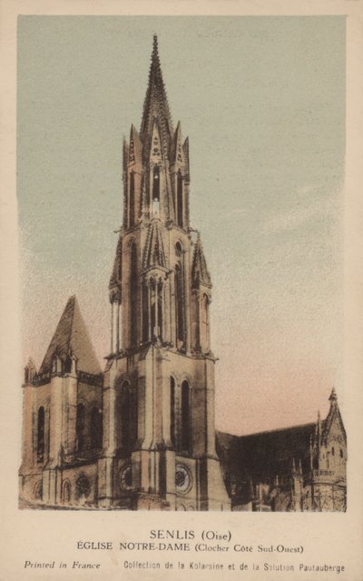 Senlis, kościół Najświętszej Marii Panny autorstwa French Photographer