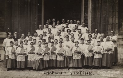 Chór Kaplicy Sykstyńskiej autorstwa French Photographer
