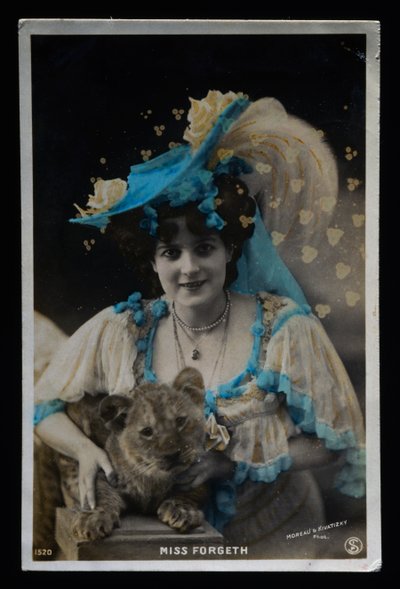 Tamer Miss Forgeth, ok. 1910, pocztówka, Francja, XX w. autorstwa French Photographer