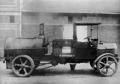 Smoła ciężarówka, ok. 1900 autorstwa French Photographer