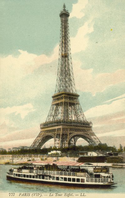 Wieża Eiffla (kolorowe zdjęcie) autorstwa French Photographer