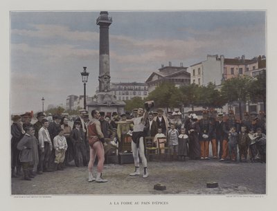 Jarmark Piernikowy, Paryż (zdjęcie kolorowe) autorstwa French Photographer