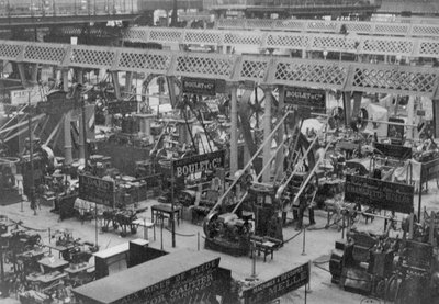Galerie des Machines na Wystawie Uniwersalnej w 1889 r. autorstwa French Photographer