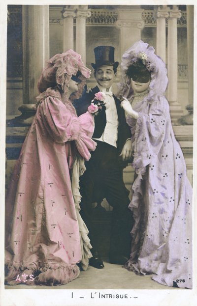 Bal maskowy (zdjęcie kolorowe) autorstwa French Photographer