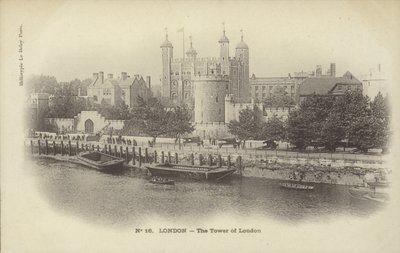 Tower of London i Tamiza autorstwa French Photographer