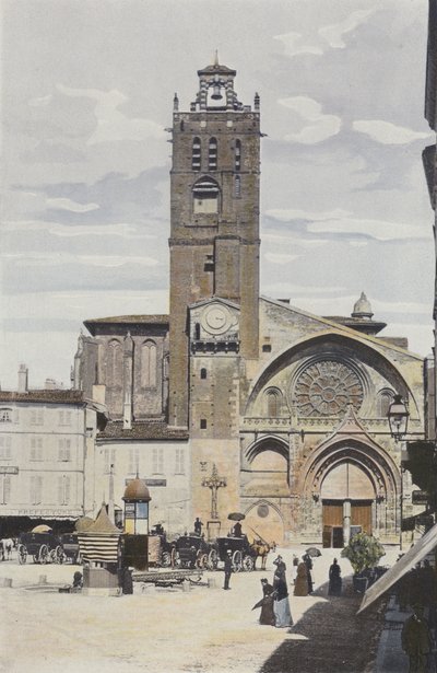Tuluza, Kościół Saint-Etienne, Fasada O autorstwa French Photographer