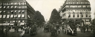Ruch uliczny w Paryżu, Francja, początek XX wieku autorstwa French Photographer