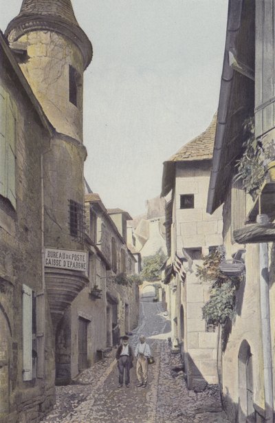 Turenne, ulica prowadząca do zamku autorstwa French Photographer