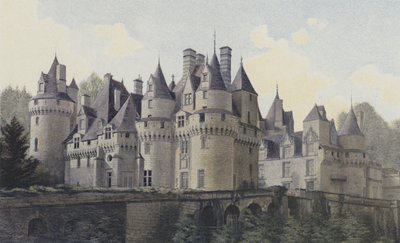 Usse, zamek, zestaw N E autorstwa French Photographer