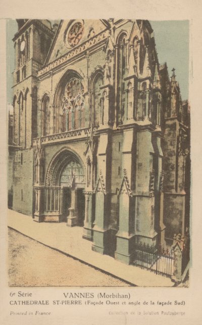 Vannes, katedra św. Piotra autorstwa French Photographer