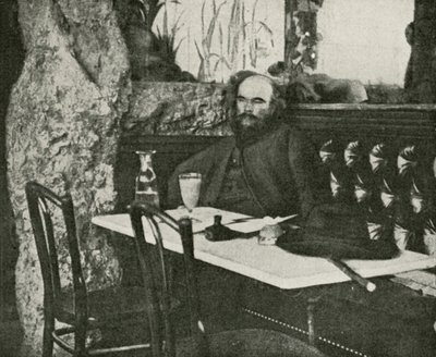 Verlaine, poeta absyntu (zdjęcie czarno-białe) autorstwa French Photographer