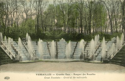 Wersal, Grand Eaux, Gaj Rockeries autorstwa French Photographer