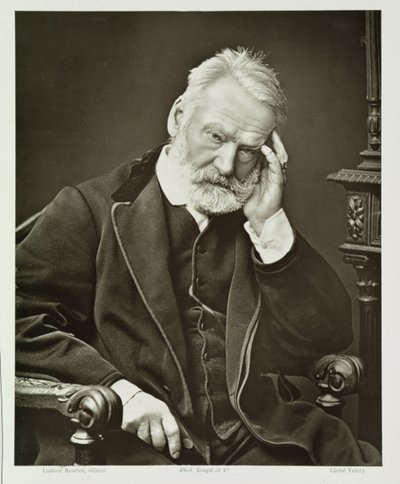 Victor Hugo (1802-85), z Galerie Contemporaine, c.1874-78 autorstwa French Photographer