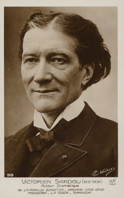 Victorien Sardou (1831-1908), dramaturg francuski autorstwa French Photographer
