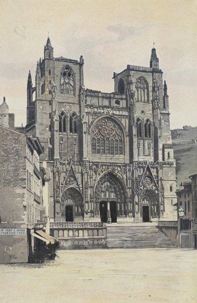 Vienne, Kościół Saint-Maurice, Fasada O autorstwa French Photographer