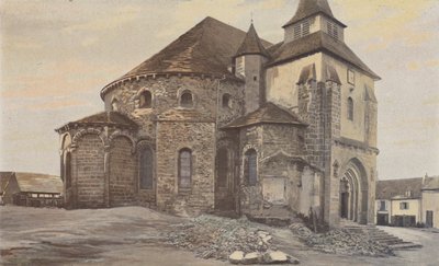 Vigeois, Kościół, Apsyda i transept autorstwa French Photographer