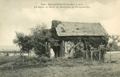 Villeneuve-Le-Roi, łazienka Madame De Pompadour autorstwa French Photographer