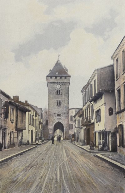 Villeneuve-sur-Lot, Porte de Pujols autorstwa French Photographer