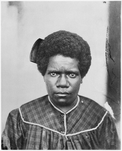 Kobieta z plemienia Houailou, Nowa Kaledonia, 1870 autorstwa French Photographer