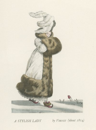 Stylowa dama (ok. 1814) autorstwa French School