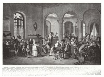Kabaret pod Dyrektoriatem, Rewolucja Francuska, 1795-1799 autorstwa French School