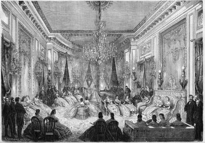 Wieczór muzyczny zorganizowany przez księżniczkę Matyldę Bonaparte (1820-1904) autorstwa French School
