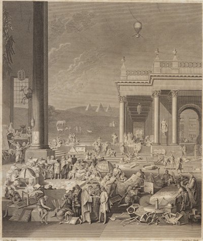 Scena do Encyklopedii Britannica autorstwa French School
