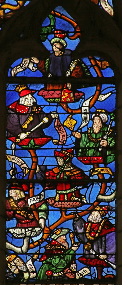 Fragment drzewa Jesse autorstwa French School
