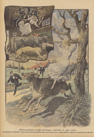 Tragikomiczna przygoda weselna (kolor lito) autorstwa French School