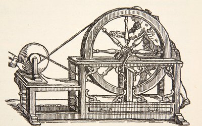Maszyna elektryczna Abbe Nollets, 1746, kopia Borisa Mestchersky
