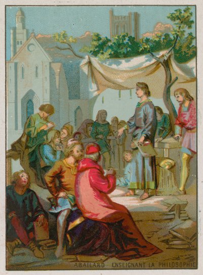 Abelard uczy filozofii autorstwa French School
