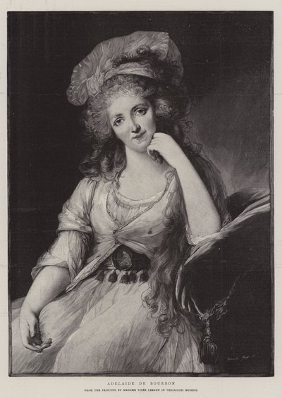 Adelaide de Bourbon (grafika) autorstwa French School