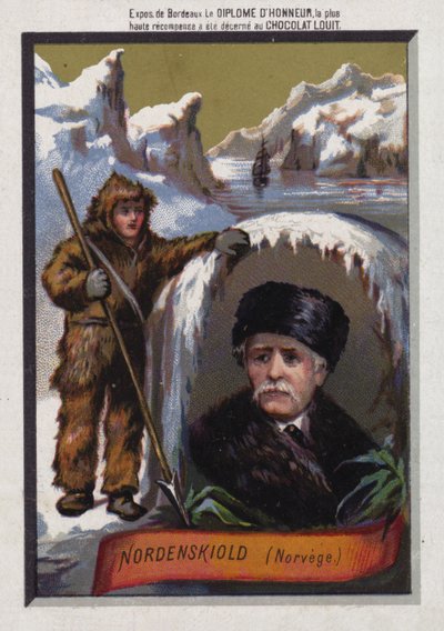 Adolf Erik Nordenskiold, fińsko-szwedzki badacz Arktyki autorstwa French School