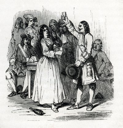 Afera trucizn (rycina) 1846 autorstwa French School