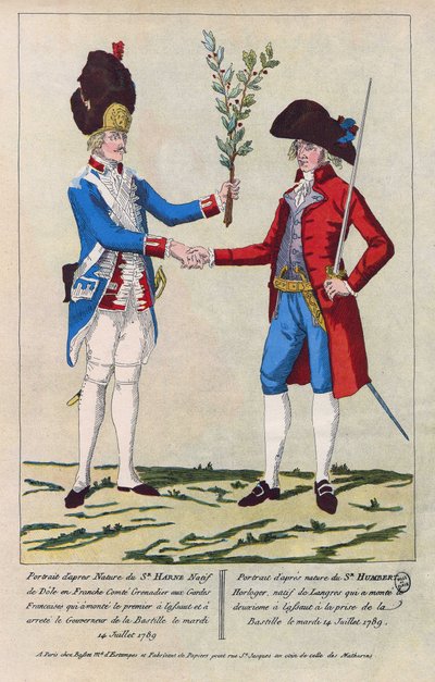 Portret z natury grenadiera Sieur Harne